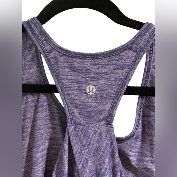 Lululemon Indigo Purple Racerback Tank Top Size 4 - Picture 3 of 3